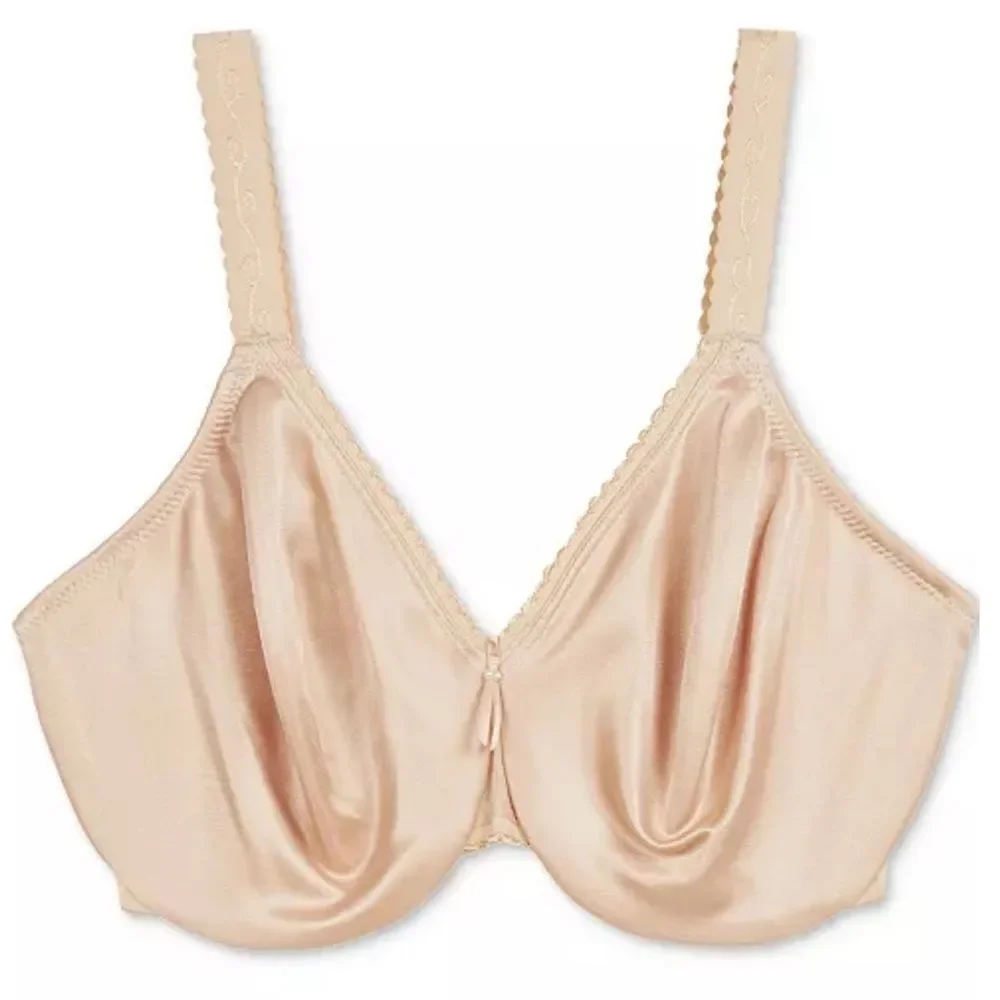 Wacoal Full Figure Simple Shaping Minimizer Bra Underwire 857109 Sand NEW 44D